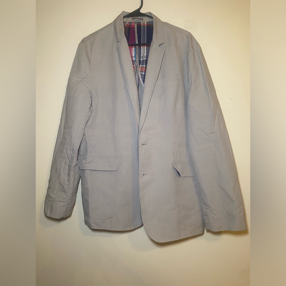 Men’s large express gray blazer